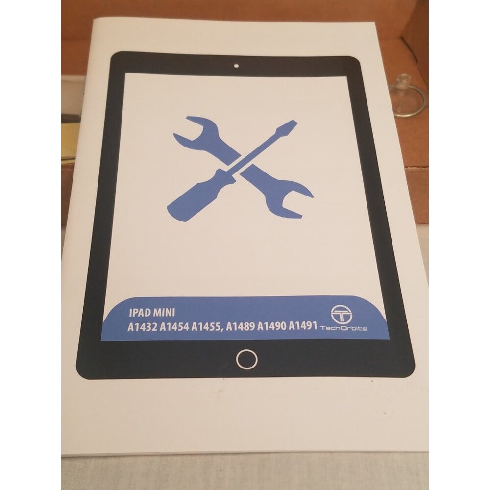 Tech Orbits iPad Mini Clear Screen Protector Kit Tools Directions - Picture 2 of 4
